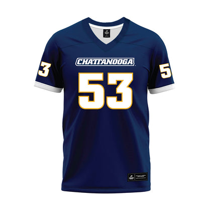 UTC - NCAA Football : Nate Carter - Navy Premium Football Jersey-0