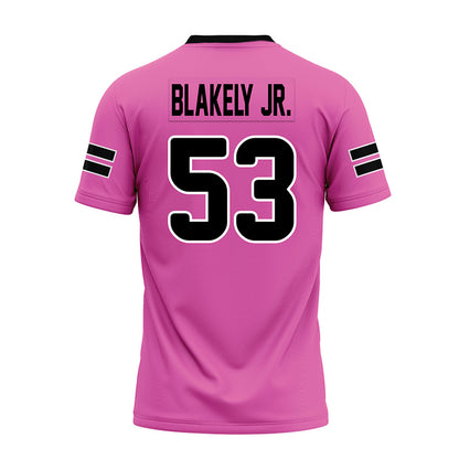 Ohio - NCAA Football : Lance Blakely Jr. - Pink Premium Football Jersey-1