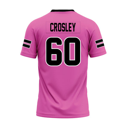 Ohio - NCAA Football : Colton Crosley - Pink Premium Football Jersey-1
