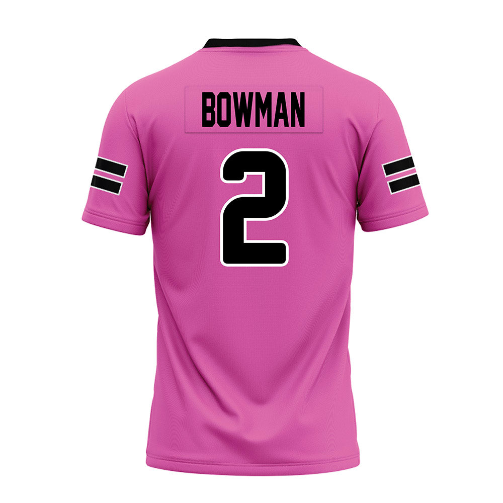 Ohio - NCAA Football : Preston Bowman - Pink Premium Football Jersey-1
