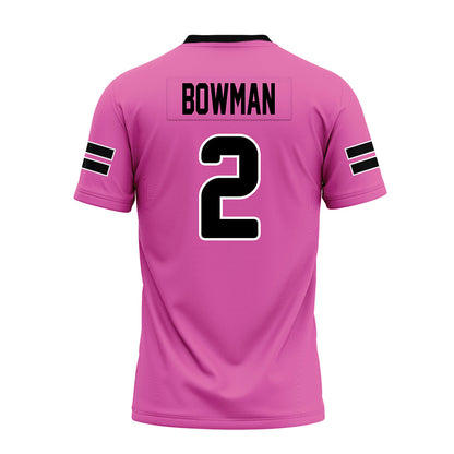 Ohio - NCAA Football : Preston Bowman - Pink Premium Football Jersey-1