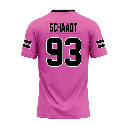 Ohio - NCAA Football : Owen Schaadt - Pink Premium Football Jersey-1