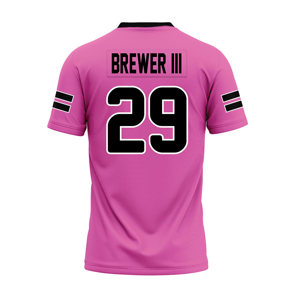 Ohio - NCAA Football : James Brewer III - Pink Premium Football Jersey-1