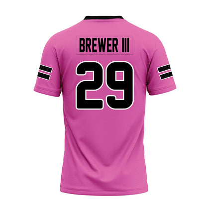 Ohio - NCAA Football : James Brewer III - Pink Premium Football Jersey-1