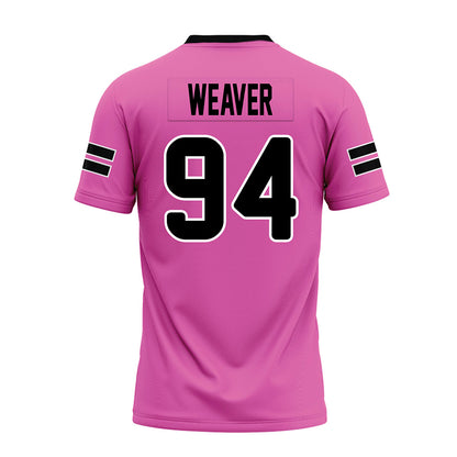 Ohio - NCAA Football : Bj Weaver - Pink Premium Football Jersey-1