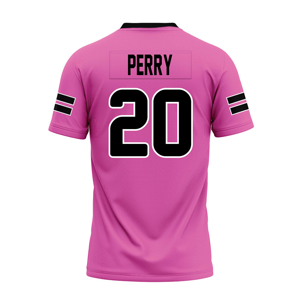 Ohio - NCAA Football : Rashad Perry - Pink Premium Football Jersey-1