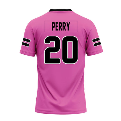 Ohio - NCAA Football : Rashad Perry - Pink Premium Football Jersey-1