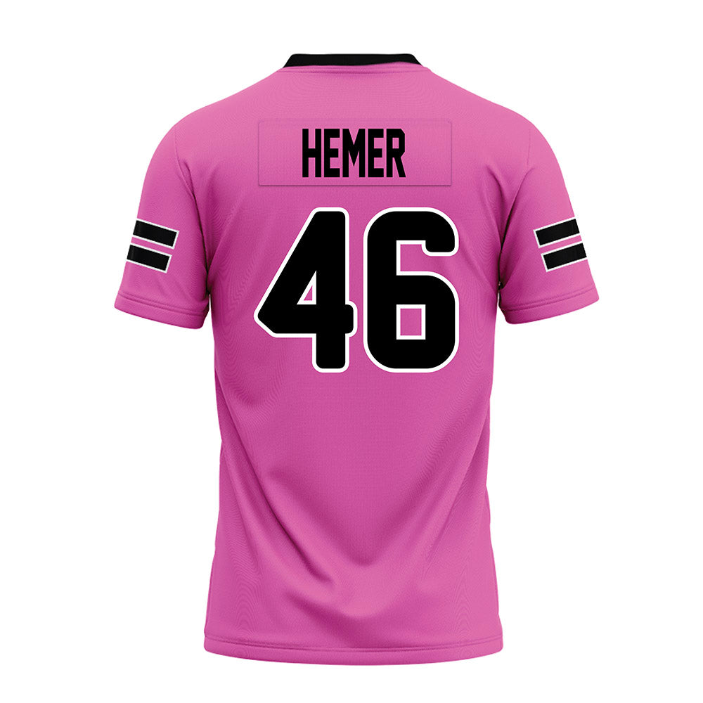 Ohio - NCAA Football : Nick Hemer - Pink Premium Football Jersey-1