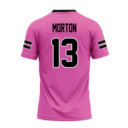 Ohio - NCAA Football : DJ Morton - Pink Premium Football Jersey-1