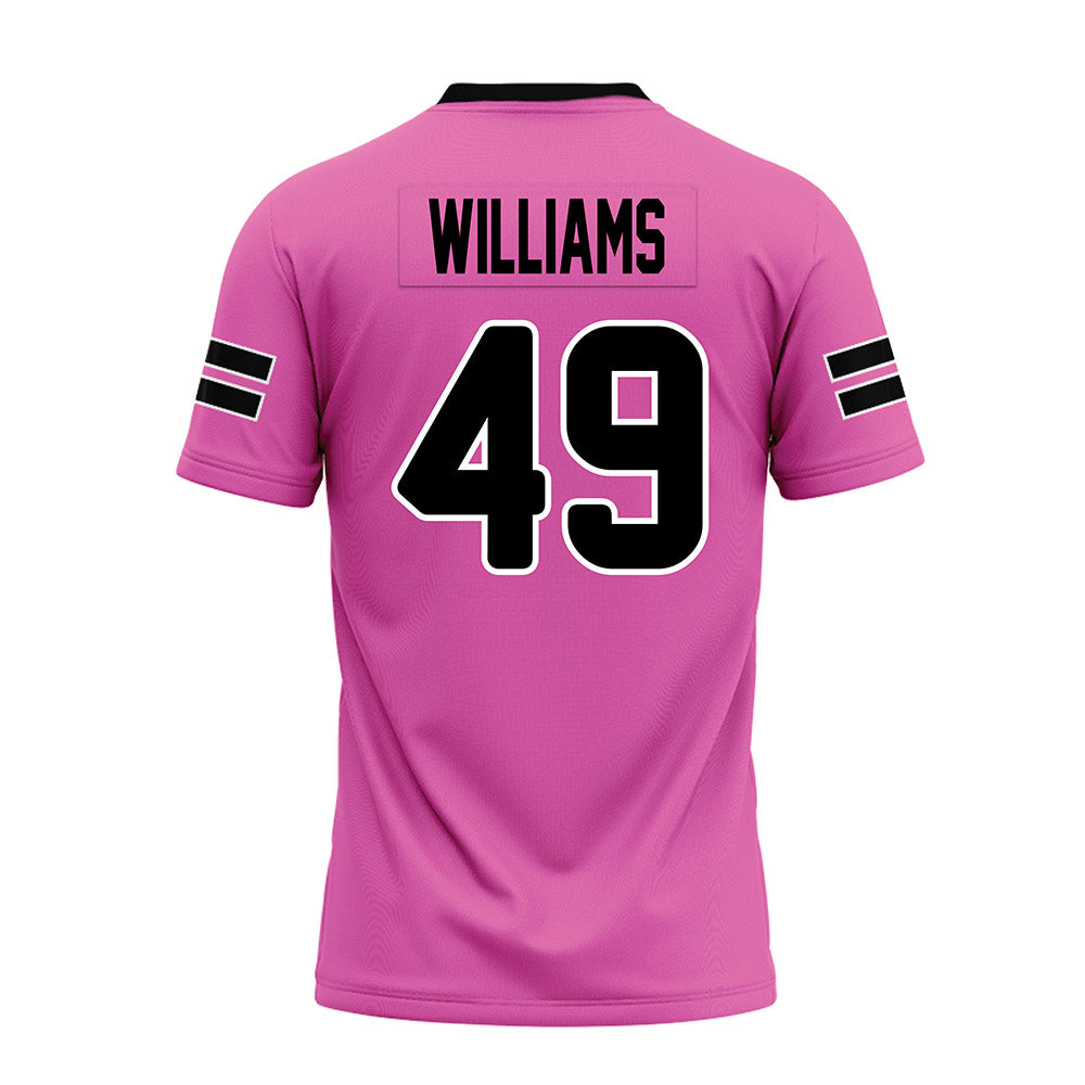 Ohio - NCAA Football : Xavier Williams - Pink Premium Football Jersey-1