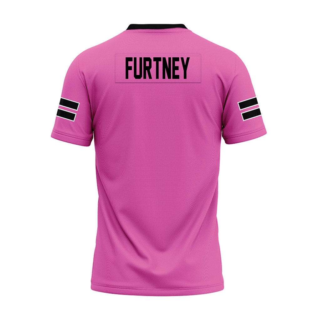 Ohio - NCAA Football : Jake Furtney - Pink Premium Football Jersey-1