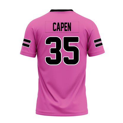 Ohio - NCAA Football : Michael Capen - Pink Premium Football Jersey-1