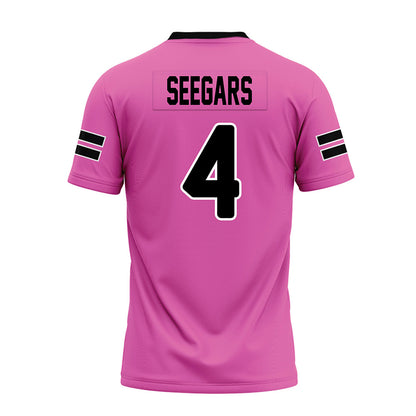 Ohio - NCAA Football : Kaci Seegars - Pink Premium Football Jersey-1