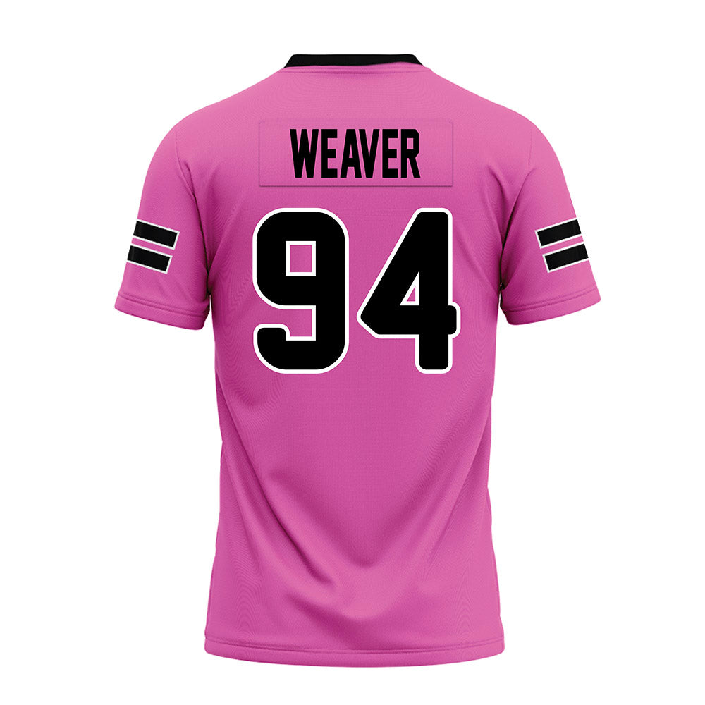 Ohio - NCAA Football : Brandon Weaver - Pink Premium Football Jersey-1