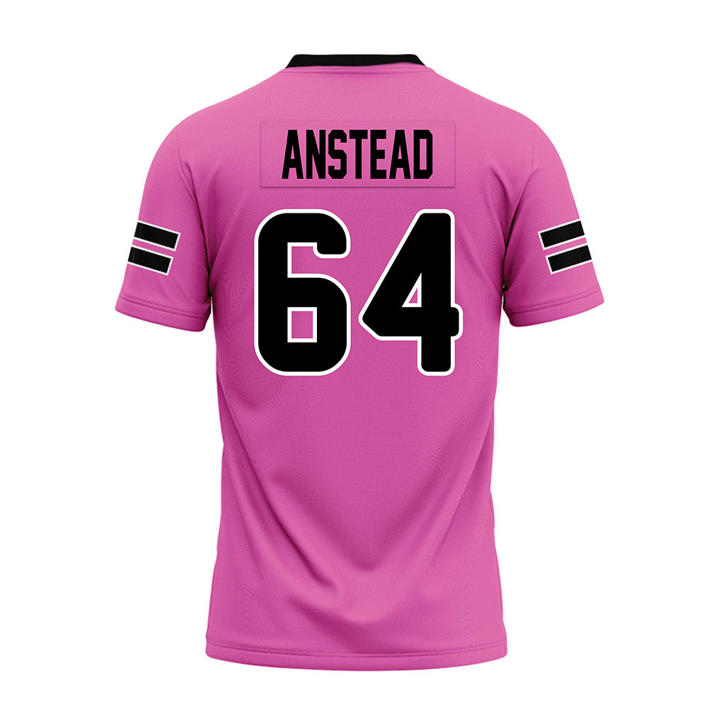 Ohio - NCAA Football : Seth Anstead - Pink Premium Football Jersey-1