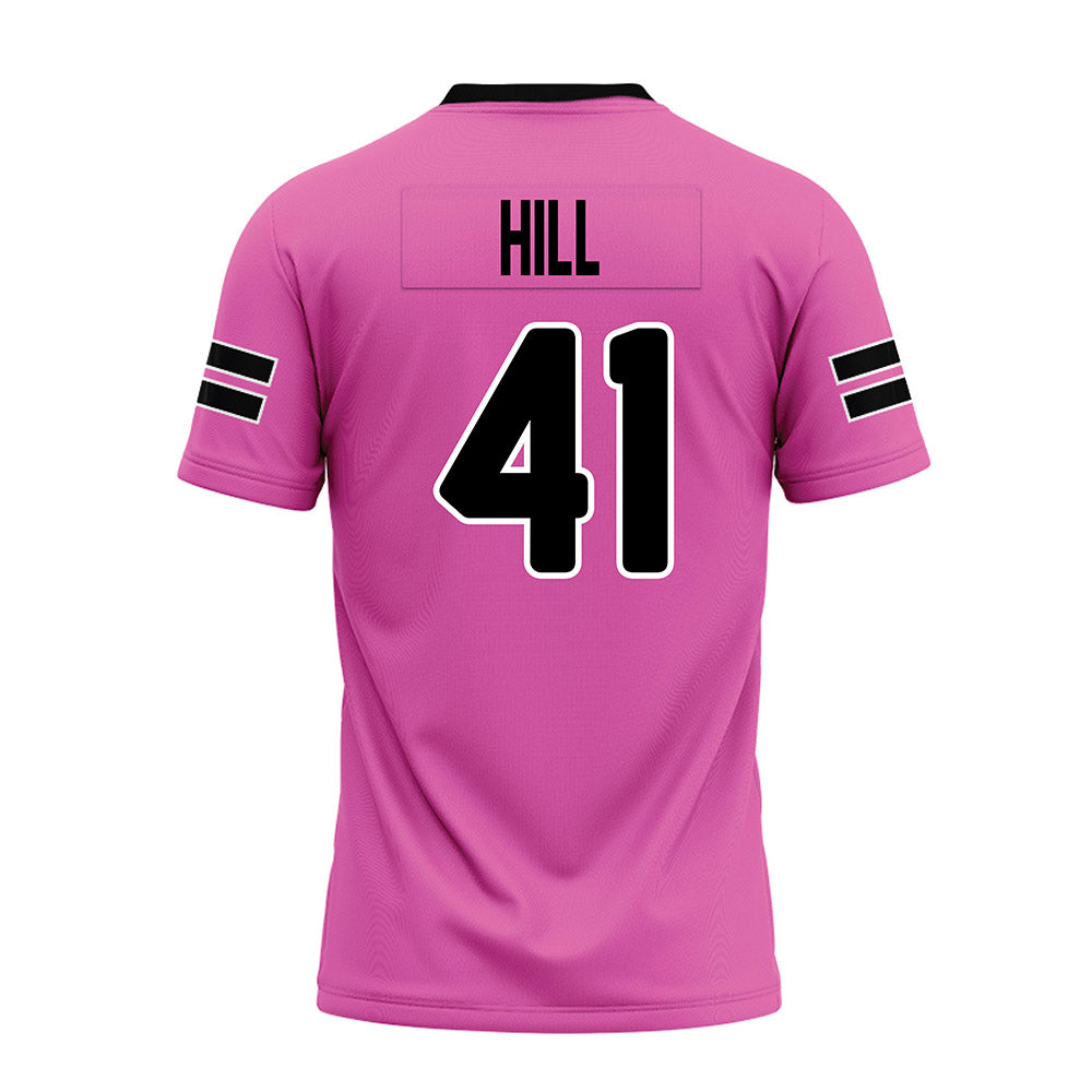 Ohio - NCAA Football : Creed Hill - Pink Premium Football Jersey-1