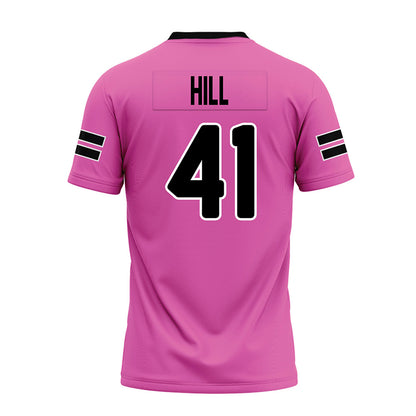 Ohio - NCAA Football : Creed Hill - Pink Premium Football Jersey-1