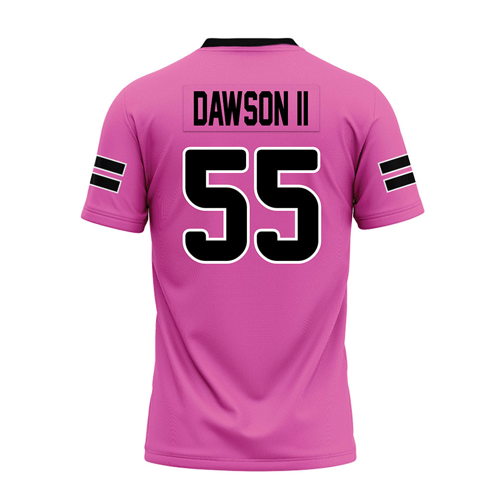 Ohio - NCAA Football : CJ Dawson II - Pink Premium Football Jersey-1