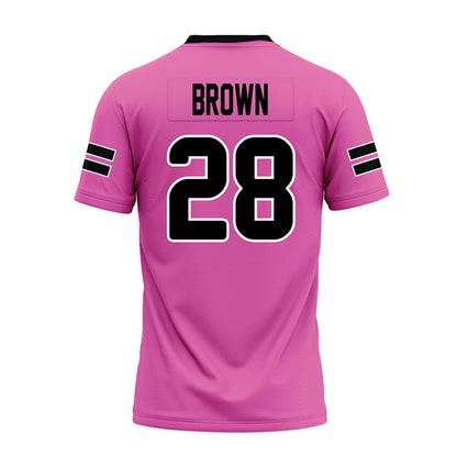 Ohio - NCAA Football : Kindall Brown - Pink Premium Football Jersey-1