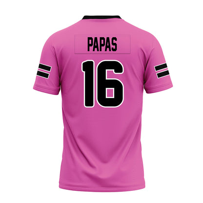 Ohio - NCAA Football : Matthew Papas - Pink Premium Football Jersey-1