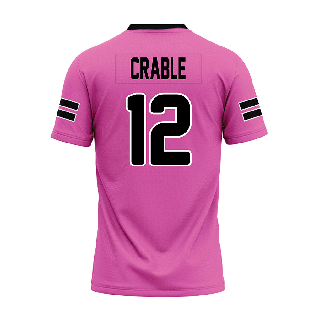 Ohio - NCAA Football : Jayvian Crable - Pink Premium Football Jersey-1
