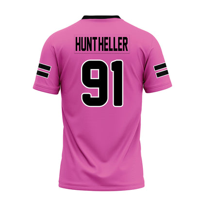 Ohio - NCAA Football : Nate Hunt-Heller - Pink Premium Football Jersey-1