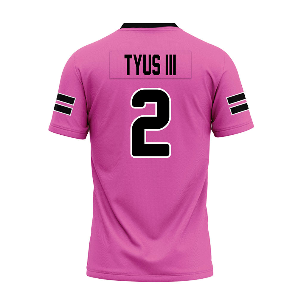 Ohio - NCAA Football : Anthony Tyus III - Pink Premium Football Jersey-1
