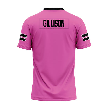 Ohio - NCAA Football : Tyler Gillison - Pink Premium Football Jersey-1