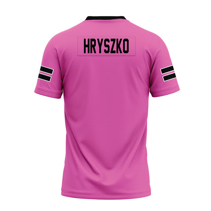 Ohio - NCAA Football : Will Hryszko - Pink Premium Football Jersey-1