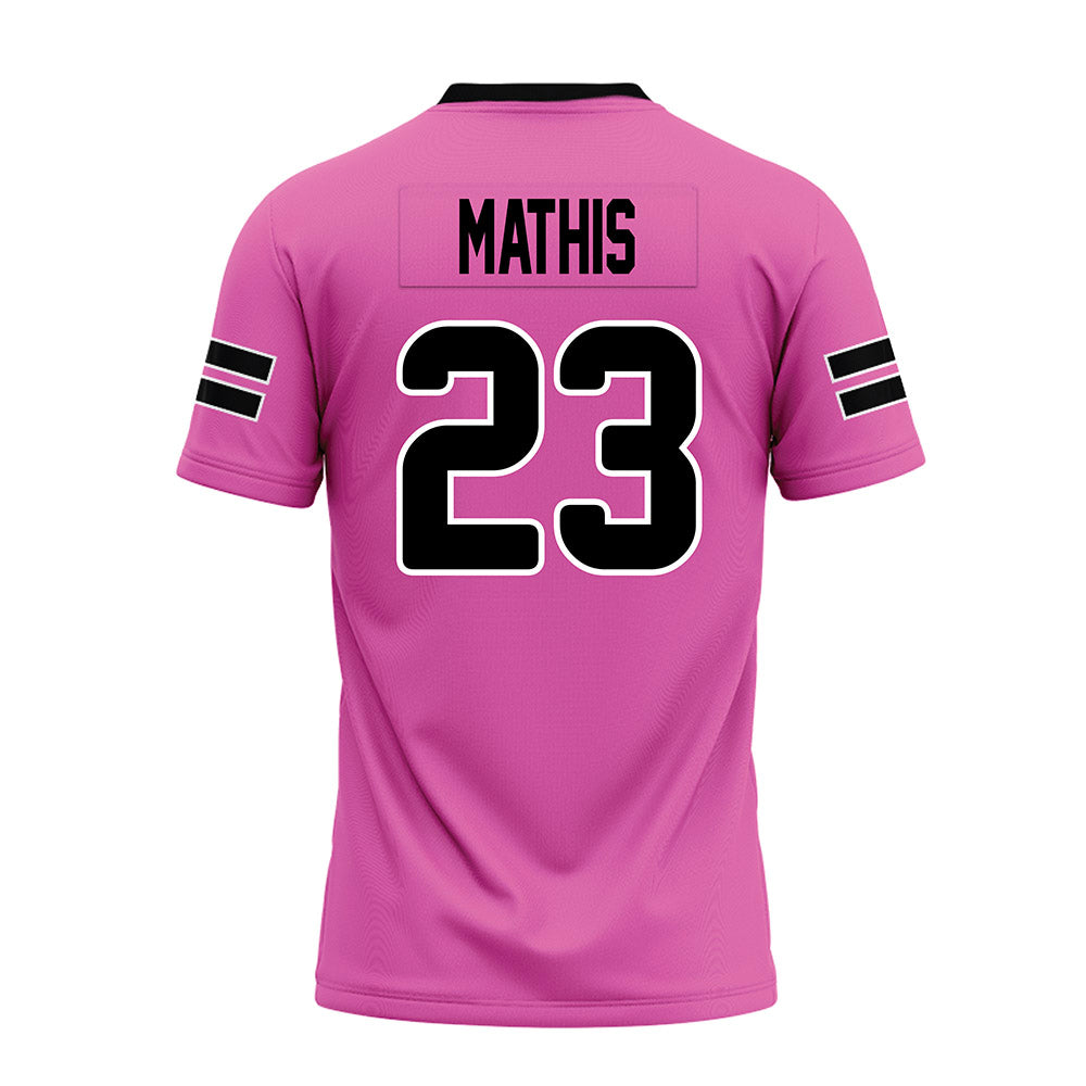 Ohio - NCAA Football : Tony Mathis - Pink Premium Football Jersey-1