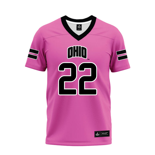 Ohio - NCAA Football : Brandon Jenkins - Pink Premium Football Jersey-0