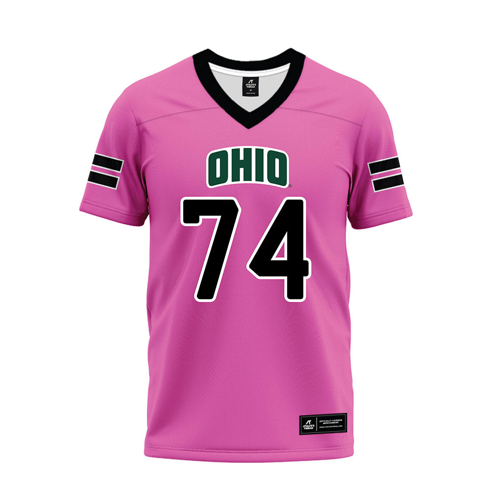 Ohio - NCAA Football : Tigana Cisse - Pink Premium Football Jersey-0
