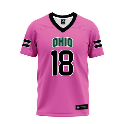Ohio - NCAA Football : Andrew Vera - Pink Premium Football Jersey-0