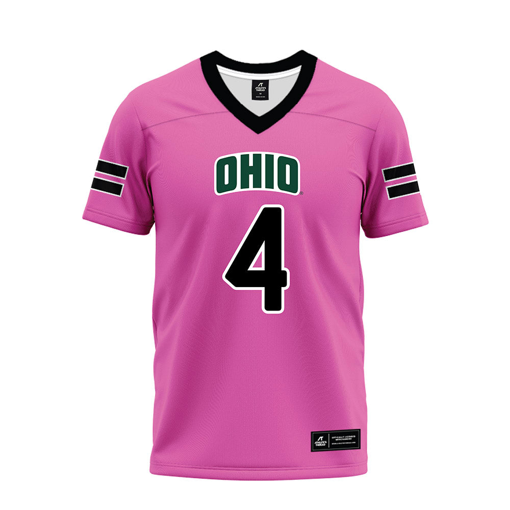 Ohio - NCAA Football : Kaci Seegars - Pink Premium Football Jersey-0