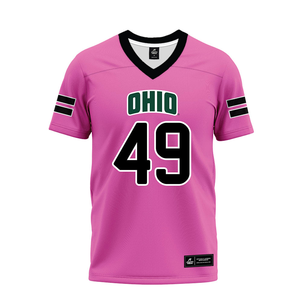 Ohio - NCAA Football : Xavier Williams - Pink Premium Football Jersey-0