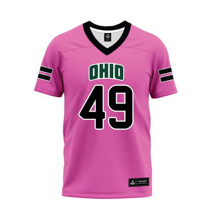 Ohio - NCAA Football : Xavier Williams - Pink Premium Football Jersey-0