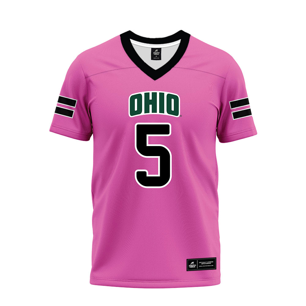 Ohio - NCAA Football : Adonis Williams Jr - Pink Premium Football Jersey-0