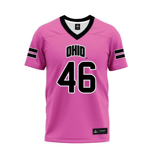 Ohio - NCAA Football : Nick Hemer - Pink Premium Football Jersey-0