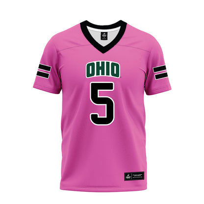 Ohio - NCAA Football : Kelly Sejour - Pink Premium Football Jersey-0