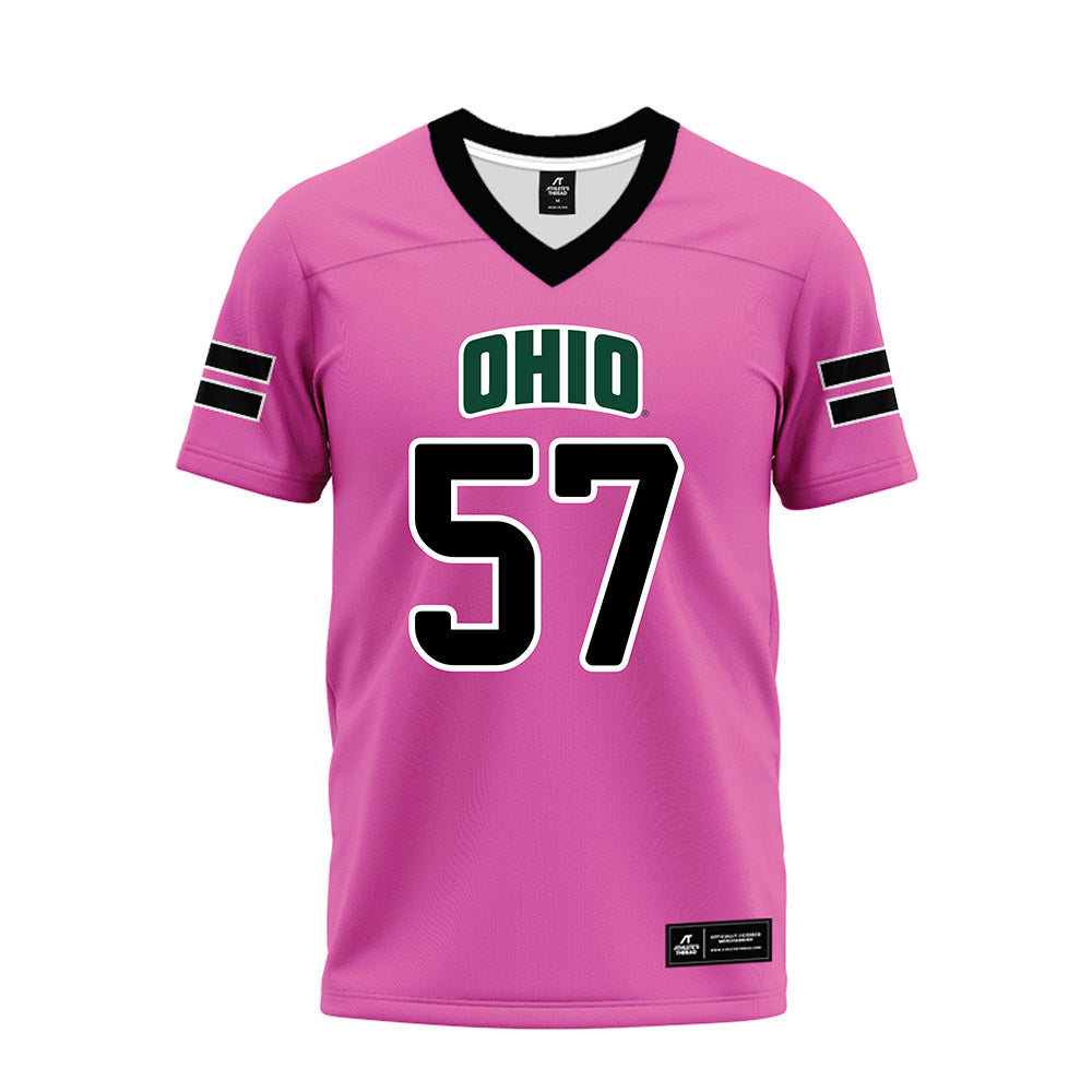 Ohio - NCAA Football : Nathan Hale - Pink Premium Football Jersey-0