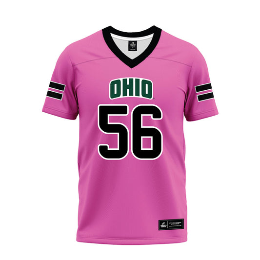 Ohio - NCAA Football : Cody Raymond - Pink Premium Football Jersey-0