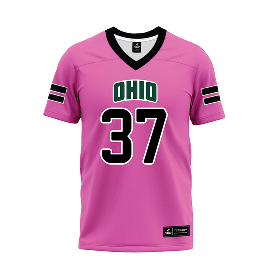 Ohio - NCAA Football : Blake Guffey - Pink Premium Football Jersey-0