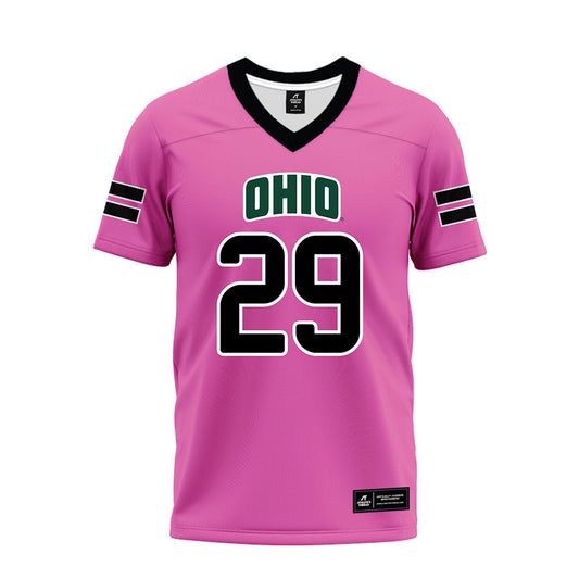 Ohio - NCAA Football : James Brewer III - Pink Premium Football Jersey-0