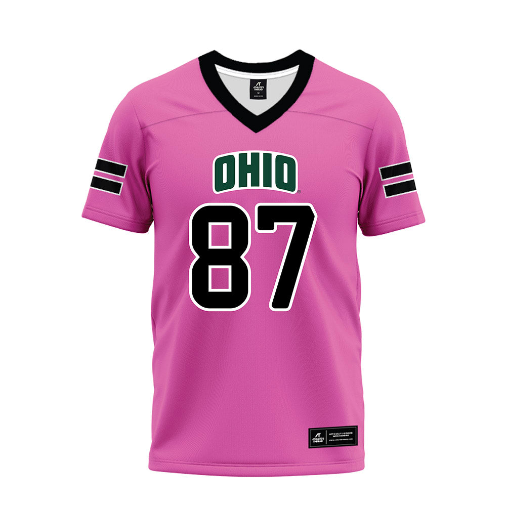 Ohio - NCAA Football : Timothy Boals II - Pink Premium Football Jersey-0