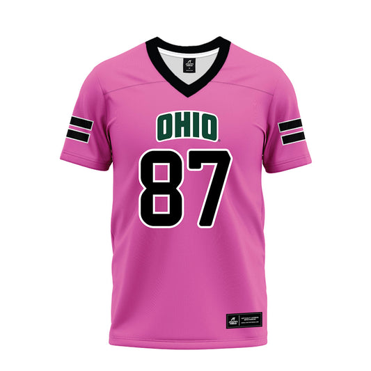 Ohio - NCAA Football : Timothy Boals II - Pink Premium Football Jersey-0