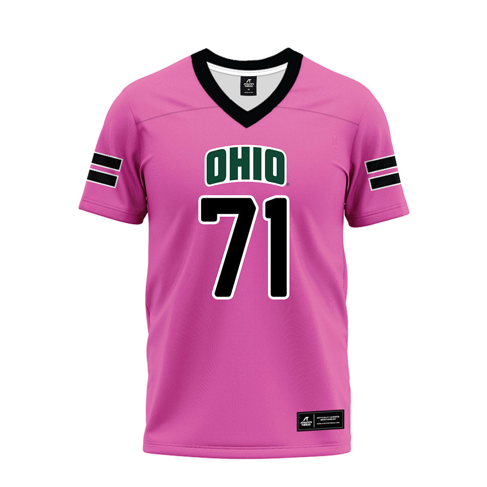 Ohio - NCAA Football : Cassius Hulbert - Pink Premium Football Jersey-0
