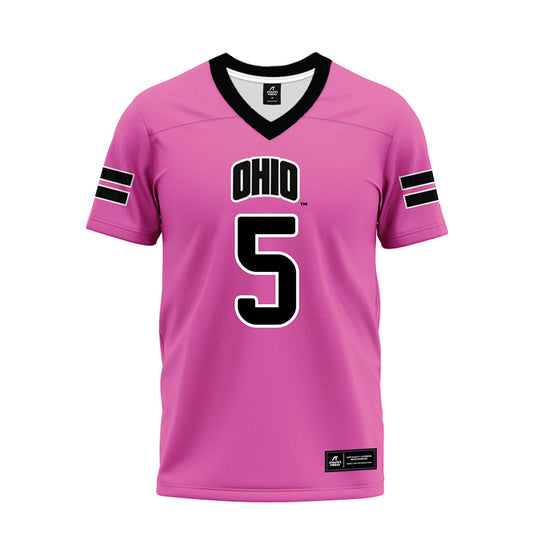 Ohio - NCAA Football : Kelly Sejour - Pink Premium Football Jersey-0