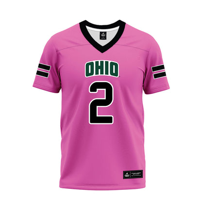 Ohio - NCAA Football : Anthony Tyus III - Pink Premium Football Jersey-0