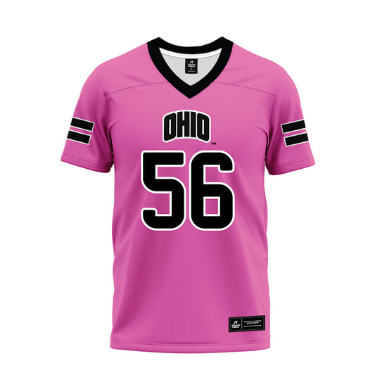 Ohio - NCAA Football : Cody Raymond - Pink Premium Football Jersey-0