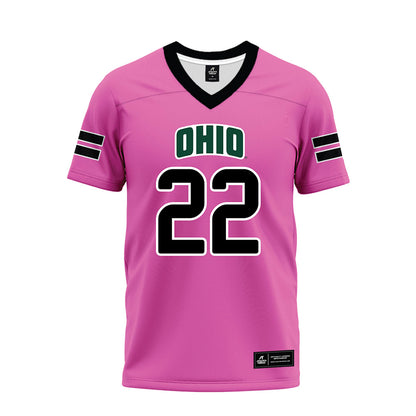 Ohio - NCAA Football : Brandon Jenkins - Pink Premium Football Jersey-0